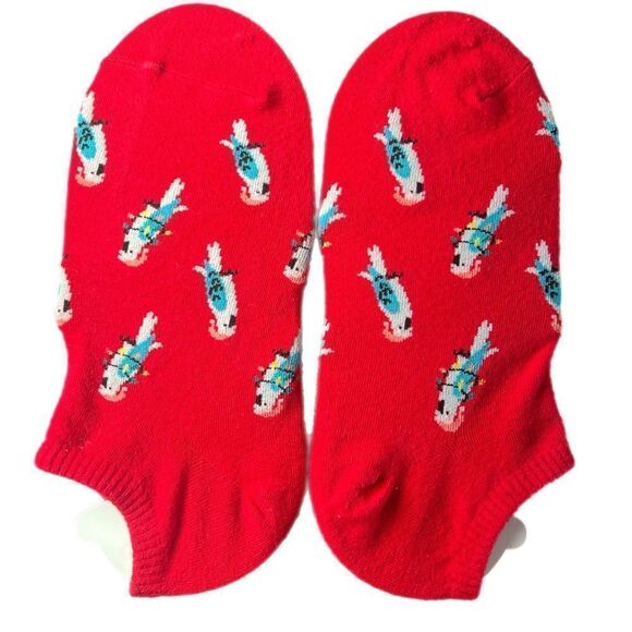 Holiday 5-Pack No-Show Socks NWOT - Picture 5 of 13